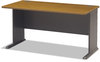 A Picture of product BSH-WC57460 Bush® Series A Workstation Desk,  Natural Cherry