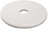 A Picture of product BWK-4017WHI Boardwalk® Polishing Floor Pads. 17 in. White. 5/case.