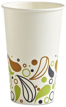 Boardwalk® Deerfield Printed Paper Cold Cups. 16 oz. Multicolor. 1000 cups/case.