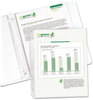 A Picture of product CLI-62029 C-Line® Polypropylene Sheet Protector,  Reduced Glare, 2", 11 x 8 1/2, 100/BX