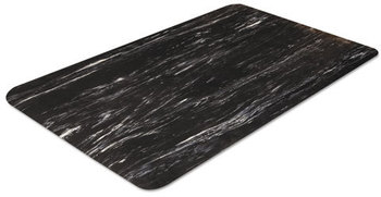 Crown Cushion-Step™ Surface Mat,  2' x 3', Marbleized Rubber, Black