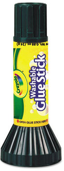Crayola® Washable Glue Stick,  .88 oz, Stick, 12/Pack