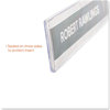 A Picture of product DEF-587501 deflecto® Superior Image® Cubicle Sign Holder,  8 1/2 x 2, Clear