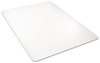 A Picture of product DEF-CM21142PC deflecto® Clear Polycarbonate All Day Use Chair Mat,  36 x 48