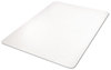 A Picture of product DEF-CM21142PC deflecto® Clear Polycarbonate All Day Use Chair Mat,  36 x 48