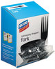 A Picture of product DXE-FM5W540 Dixie® Grab’N Go® Wrapped Cutlery,  Forks, Black, 90/Box, 6 Box/Carton