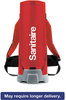 A Picture of product EUR-SC530B Sanitaire® Quiet Clean® HEPA Backpack Vac,  10 qt, Red