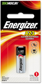 Energizer® Mercury-Free Watch/Electronic/Specialty Battery,  Alkaline, A23, 12V, MercFree