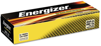 Energizer® Industrial® Alkaline Batteries,  AAA, 24 Batteries/Box