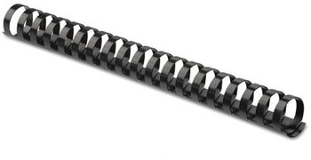 Fellowes® Plastic Comb Bindings 3/4" Diameter, 150 Sheet Capacity, Black, 100/Pack