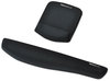 A Picture of product FEL-9252101 Fellowes® PlushTouch™ Wrist Rest with FoamFusion™ Technology Keyboard 18.12 x 3.18, Black