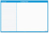 A Picture of product AAG-PM30028 AT-A-GLANCE® Horizontal Erasable Wall Planner Reversible/Erasable 48 x 32, White/Blue Sheets, 12-Month (Jan to Dec): 2025