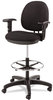 A Picture of product ALE-IN4611 Alera® Interval Series Swivel Task Stool Supports Up to 275 lb, 23.93" 34.53" Seat Height, Black Fabric