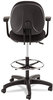 A Picture of product ALE-IN4611 Alera® Interval Series Swivel Task Stool Supports Up to 275 lb, 23.93" 34.53" Seat Height, Black Fabric