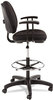 A Picture of product ALE-IN4611 Alera® Interval Series Swivel Task Stool Supports Up to 275 lb, 23.93" 34.53" Seat Height, Black Fabric