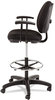 A Picture of product ALE-IN4611 Alera® Interval Series Swivel Task Stool Supports Up to 275 lb, 23.93" 34.53" Seat Height, Black Fabric