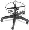 A Picture of product ALE-IN4611 Alera® Interval Series Swivel Task Stool Supports Up to 275 lb, 23.93" 34.53" Seat Height, Black Fabric