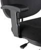 A Picture of product ALE-IN4611 Alera® Interval Series Swivel Task Stool Supports Up to 275 lb, 23.93" 34.53" Seat Height, Black Fabric