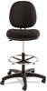 A Picture of product ALE-IN4611 Alera® Interval Series Swivel Task Stool Supports Up to 275 lb, 23.93" 34.53" Seat Height, Black Fabric
