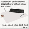 A Picture of product AOP-60440MS Artistic® KrystalView™ Desk Pad with Microban® Protection,  24 x 19, Matte, Clear