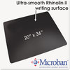 A Picture of product AOP-LT612MS Artistic® Rhinolin® II Desk Pad with Microban®,  36 x 20, Black