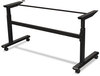 A Picture of product BLT-90316 BALT® Height-Adjustable Flipper Table Base,  60w x 24d x 28-1/2 to 45h, Black
