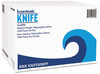 A Picture of product BWK-KNIFEMWPP Boardwalk® Mediumweight Polypropylene Cutlery Knife. White. 1000/carton.