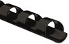 A Picture of product FEL-52321 Fellowes® Plastic Comb Bindings 5/16" Diameter, 40 Sheet Capacity, Black, 25/Pack