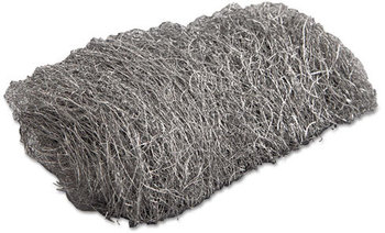GMT Industrial-Quality Steel Wool Hand Pads,  #3 Medium, 16/Pack, 192/Carton