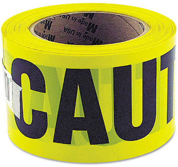 Great Neck® Caution Tape,  Non-Adhesive, 3" x 1000 ft