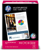 A Picture of product HEW-115100 HP Multipurpose Ultra White Paper,  96 Bright, 20 lb, Letter, White, 2500 Sheets/Carton