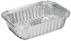 A Picture of product HFA-206030 Handi-Foil of America® Aluminum Oblong Containers,  1 1/2 lb, 7 x 5-1/8 x 1-11/16
