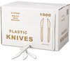 A Picture of product GEN-PPKN GEN Medium-Weight Cutlery,  Knife, White, 1000/Carton