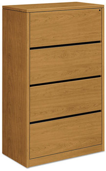 HON® 10500 Series™ Lateral File 4 Legal/Letter-Size Drawers, Harvest, 36" x 20" 59.13"