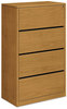 A Picture of product HON-10516CC HON® 10500 Series™ Lateral File 4 Legal/Letter-Size Drawers, Harvest, 36" x 20" 59.13"