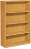 A Picture of product HON-105534CC HON® 10500 Series™ Laminate Bookcase Four-Shelf, 36w x 13.13d 57.13h, Harvest