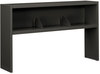 A Picture of product HON-386560NS HON® 38000 Series™ Stack-On Open Shelf Unit Stack On Hutch, 60w x 13.5d 34.75h, Charcoal