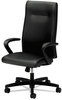 A Picture of product HON-IE102SS11 HON® Ignition® Series Executive High-Back Chair Supports Up to 300 lb, 17.38" 21.88" Seat Height, Black