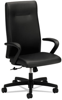 HON® Ignition® Series Executive High-Back Chair Supports Up to 300 lb, 17.38" 21.88" Seat Height, Black