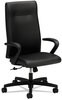 A Picture of product HON-IE102SS11 HON® Ignition® Series Executive High-Back Chair Supports Up to 300 lb, 17.38" 21.88" Seat Height, Black