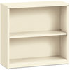 A Picture of product HON-S30ABCL HON® Brigade® Metal Bookcases Bookcase, Two-Shelf, 34.5w x 12.63d 29h, Putty