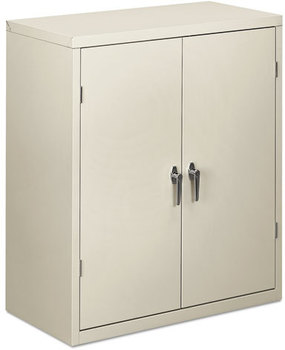 HON® Brigade® Assembled Storage Cabinet 36w x 18.13d 41.75h, Light Gray