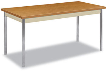 HON® Utility Table Rectangular, 60w x 30d 29h, Harvest/Putty