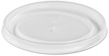Chinet® Plastic High Heat Vented Lids,  Fits 16-32 oz, White, 50/Bag, 10/Bags Carton