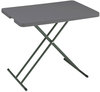 A Picture of product ICE-65491 Iceberg IndestrucTable Too™ 1200 Series Personal Folding Table,  30 x 20, Charcoal