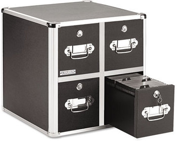 Vaultz® CD File Cabinets,  Holds 660 Folders/240 Slim/120 Std. Cases