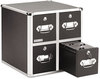A Picture of product IDE-VZ01049 Vaultz® CD File Cabinets,  Holds 660 Folders/240 Slim/120 Std. Cases