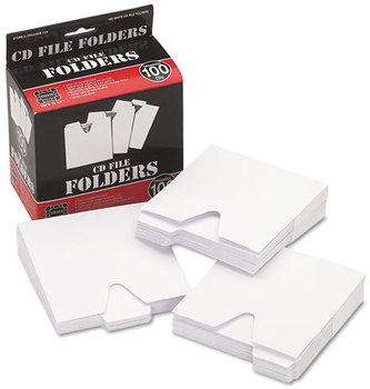 Vaultz® CD File Folders,  100/Pack