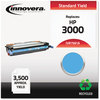 A Picture of product IVR-7561A Innovera® 7563A, 7562A, 7561A, 7560A Toner Cartridge Remanufactured Cyan Replacement for 314A (Q7561A), 3,500 Page-Yield