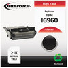 A Picture of product IVR-86961 Innovera® 86961 Laser Cartridge Remanufactured Black High-Yield Toner, Replacement for 75P6960, 21,000 Page-Yield